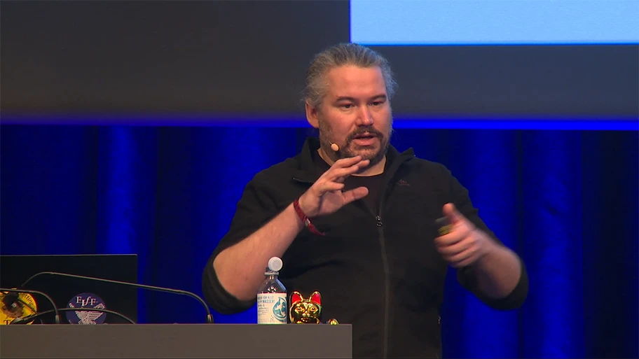 Vortrag von Max Schnetker am CCC-Kongress mit dem Titel