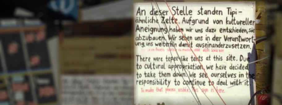 Das Schild in Lützerath.