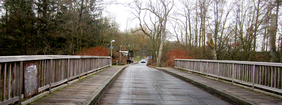 Die alte Amselbrücke in Lüneburg.