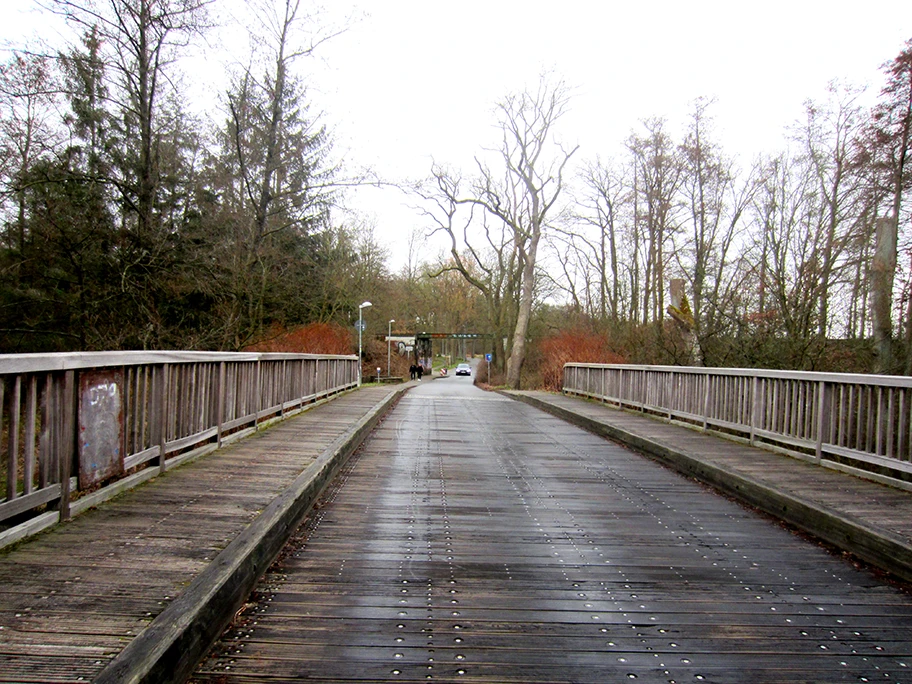 Die alte Amselbrücke in Lüneburg.