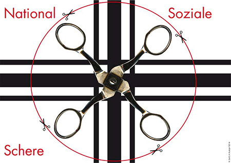 National Soziale Schere