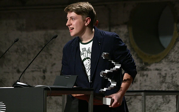 Thomas Schubert, hier am Österreichischen Filmpreis 2012 in den Rosenhügel-Filmstudios in Wien, spielt im Film „Wintermärchen“ den Nazi Tommi.