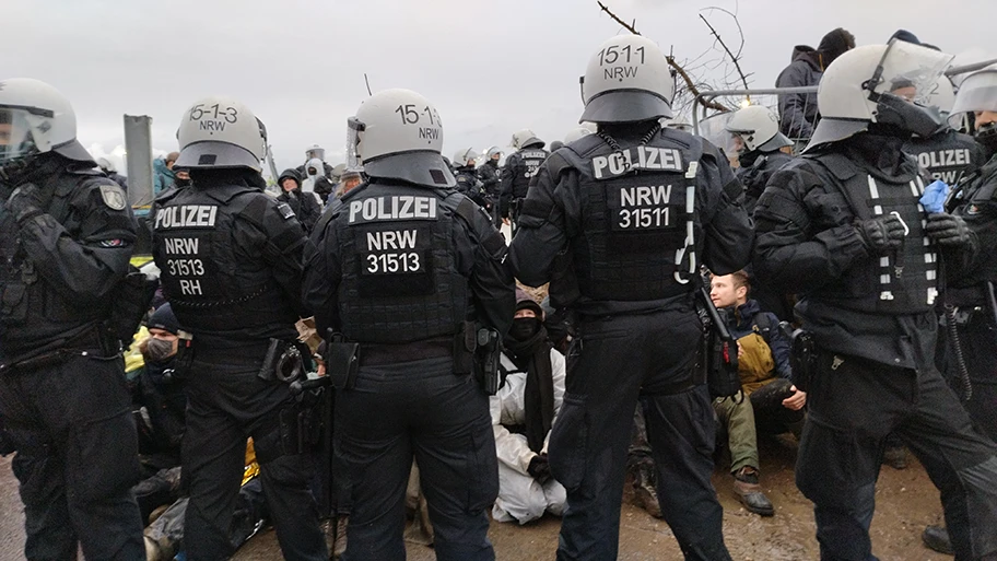 Polen: Bildergalerie aus dem besetzten Rozbrat in Poznan.