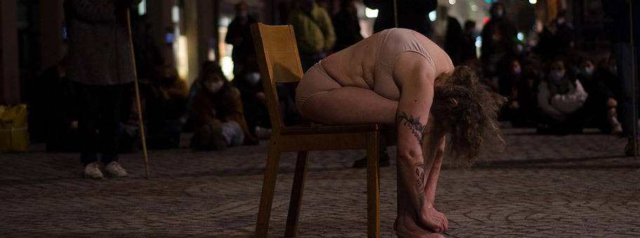 Only yes means yes. Aktion für ein angepasstes Sexualstrafrecht in Basel, Februar 2021.
