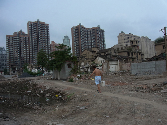 Slums in Shanghai.