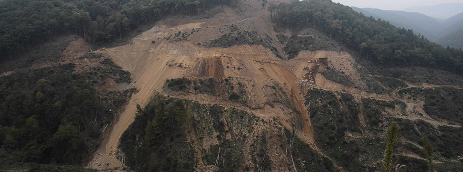 Goldabbau in der Skouries-Mine.