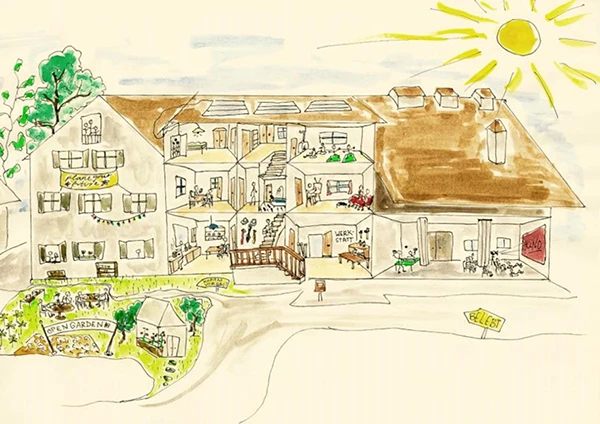 Das Sternenversteck an der Nonnenholzstrasse 40a in Basel.