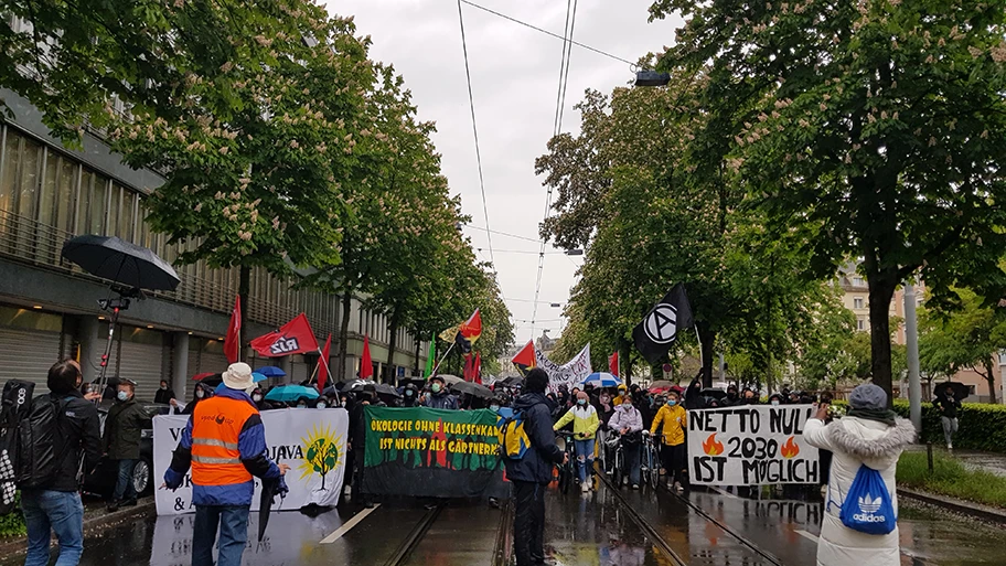 Strike for Future Demo in Zürich, 21. Mai 2021.