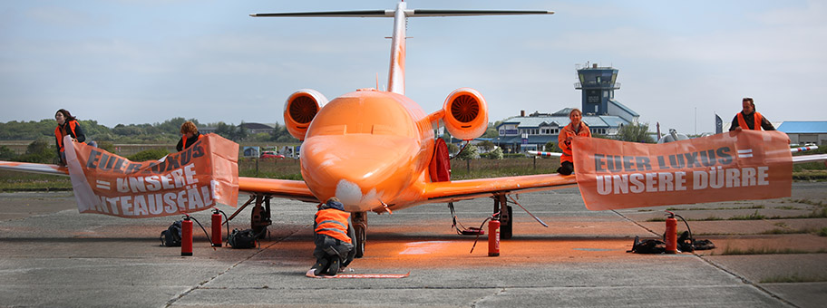 Privatjet auf Sylt, 6. Juni 2023.