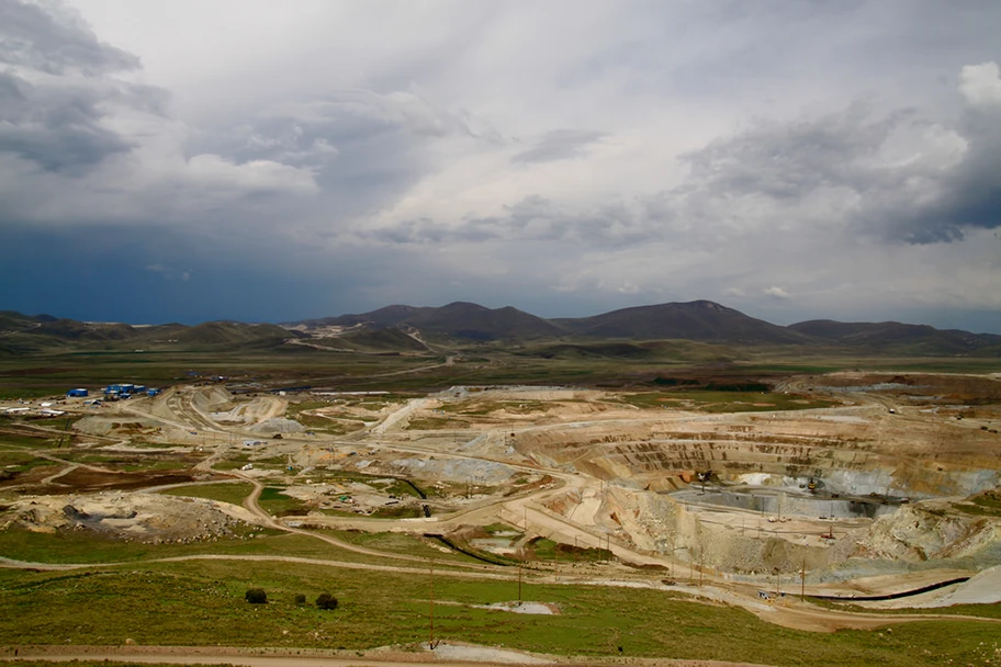 Tagebau von Glencore in Bolivien.