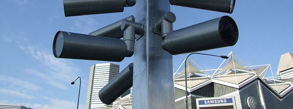 Überwachungskameras in Singapur.