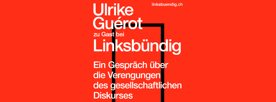 Gespräch mit Ulrike Guérot im Volkshaus Zürich.