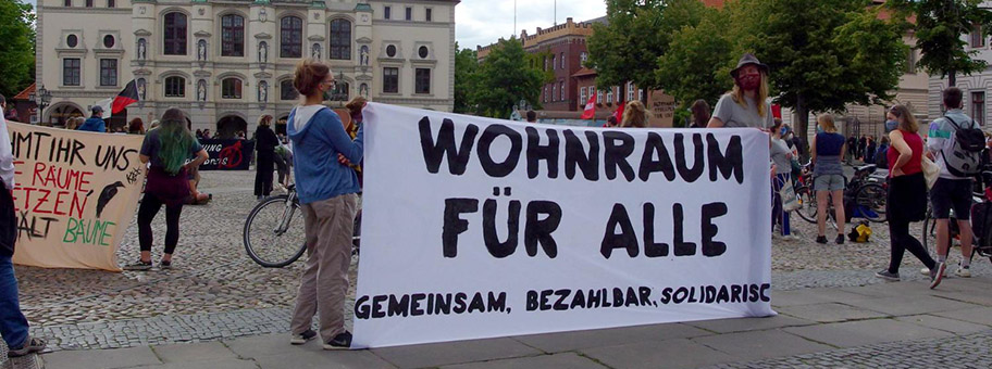 Aktionstag in Lüneburg, März 2020.