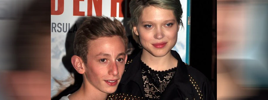 Die beiden Schauspieler Kacey Mottet Klein und Léa Seydoux während der Premiere des Films «Winterdieb».