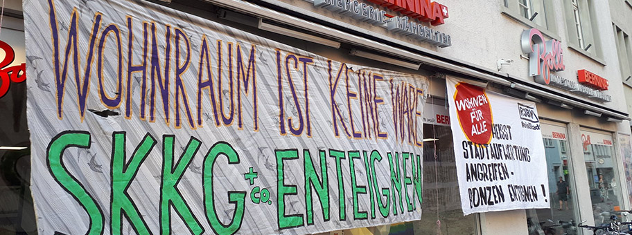 Aktionstage gegen die Stadt der Reichen in Winterthur, 29. Mai 2023.
