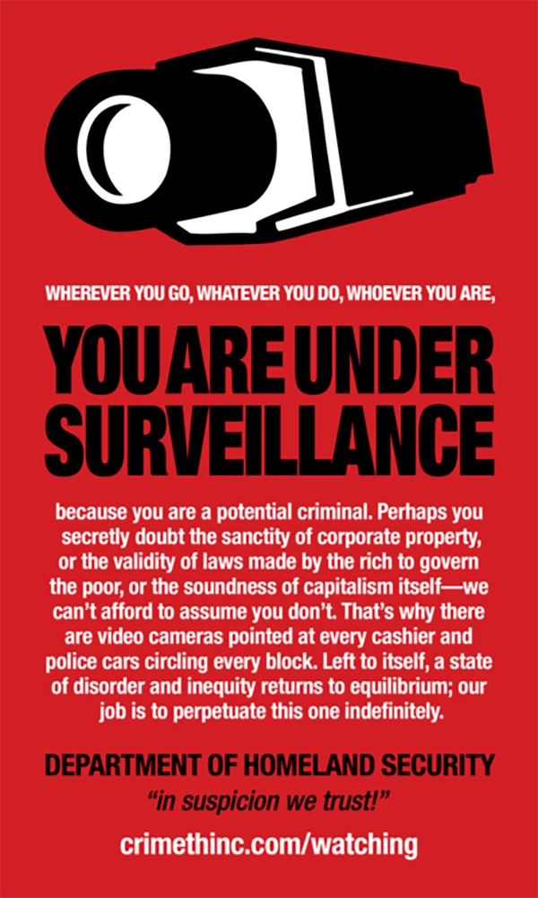 You are under surveillance