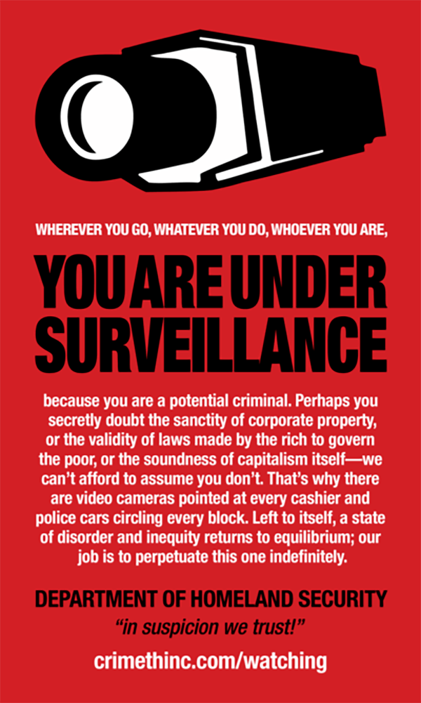 You are under surveillance