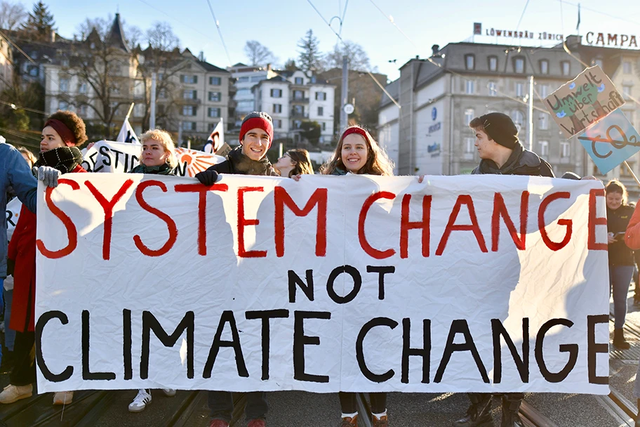 Klimastreik in Zürich, 18. Januar 2019.