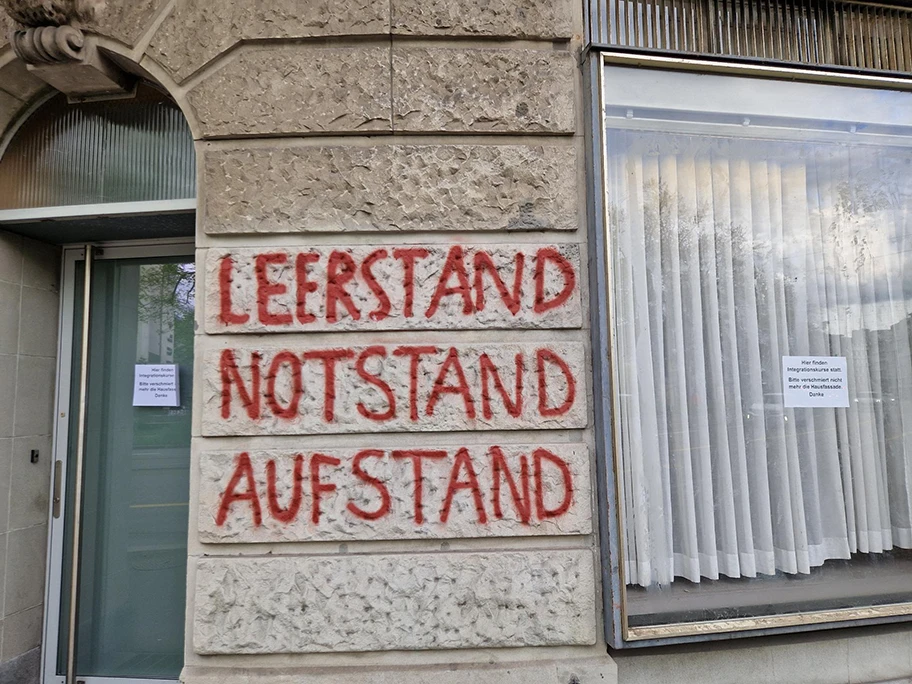 Leerstand, Zürich, Mai 2023.