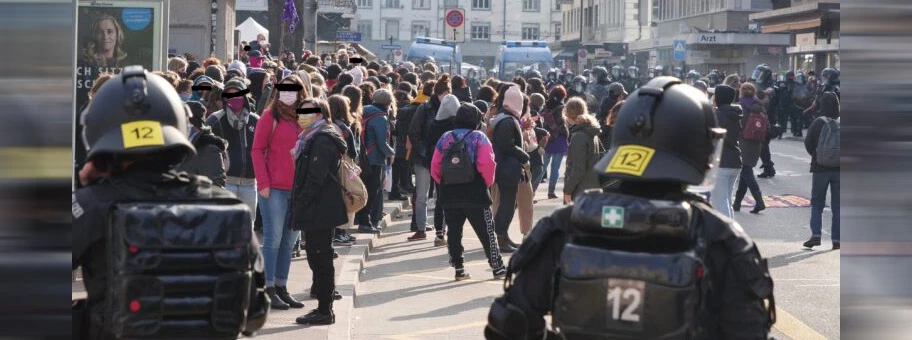 Demo vom 6. März 2021 in Zürich.