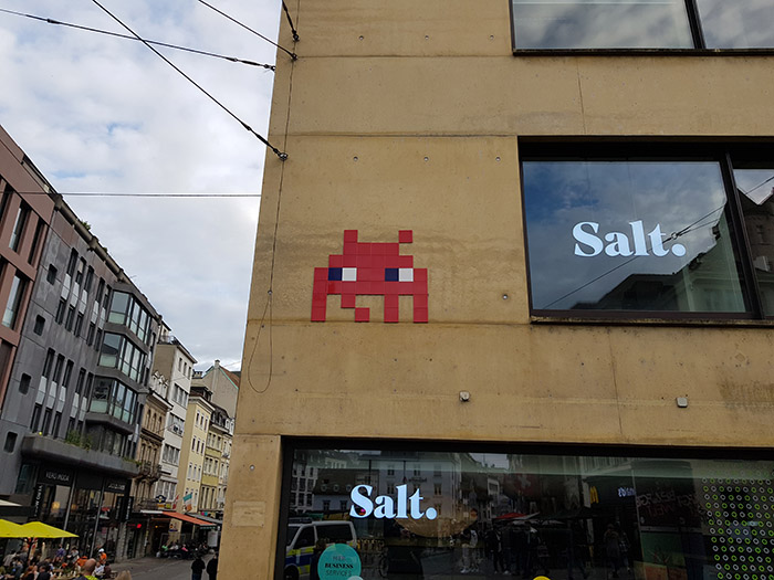 Space Invader Street Art