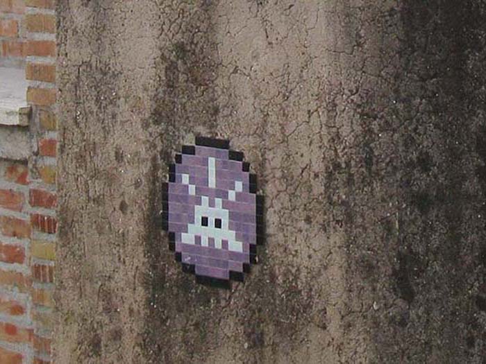 Space Invader Street Art