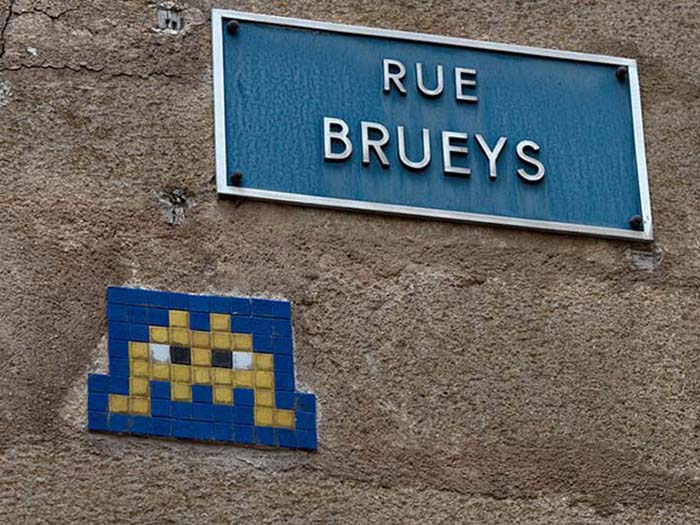 Space Invader Street Art