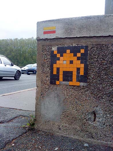 Space Invader Street Art