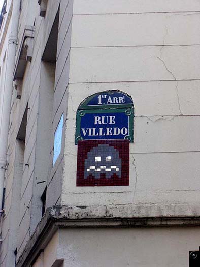 Space Invader Street Art