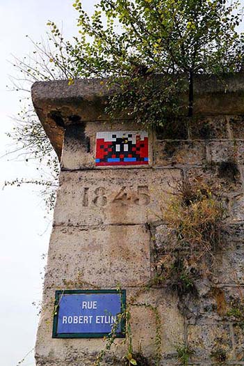 Space Invader Street Art