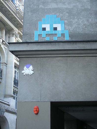 Space Invader Street Art