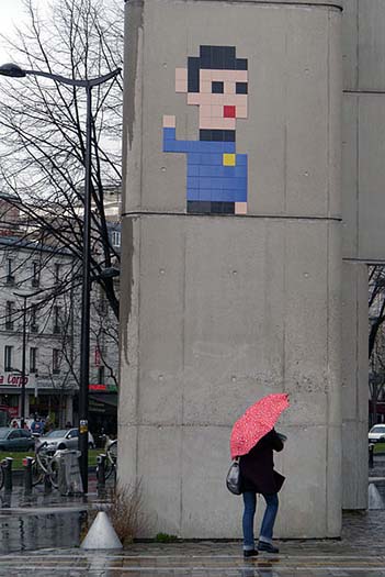 Space Invader Street Art