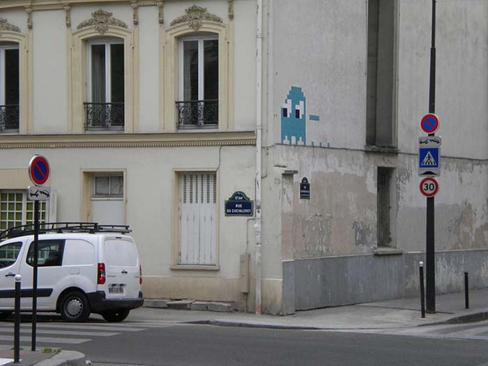 Space Invader Street Art