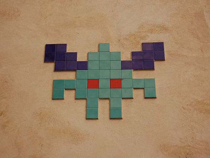 Space Invader Street Art