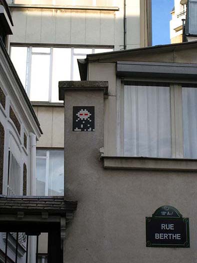 Space Invader Street Art