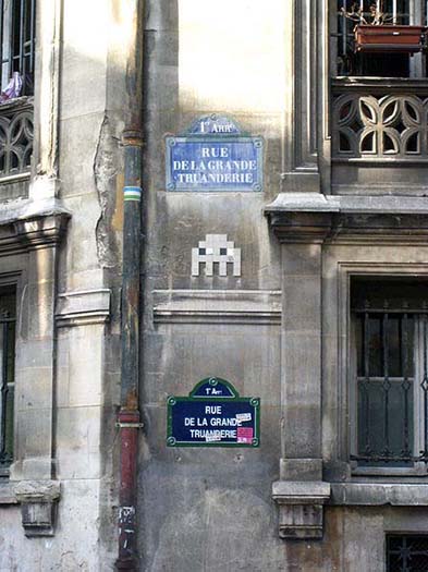 Space Invader Street Art