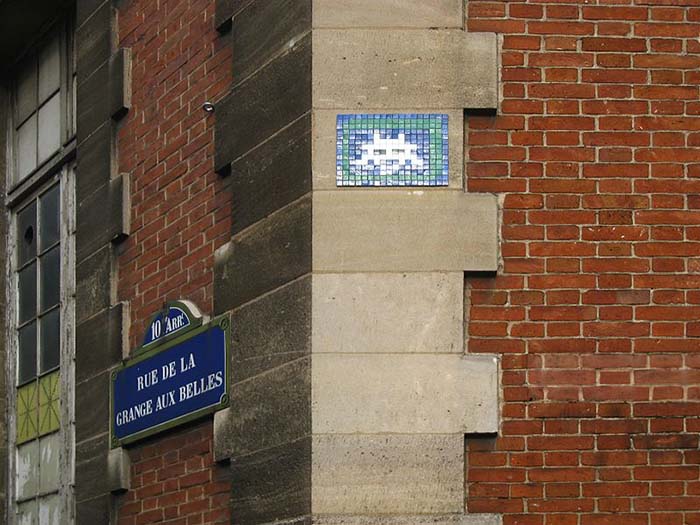 Space Invader Street Art