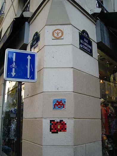 Space Invader Street Art