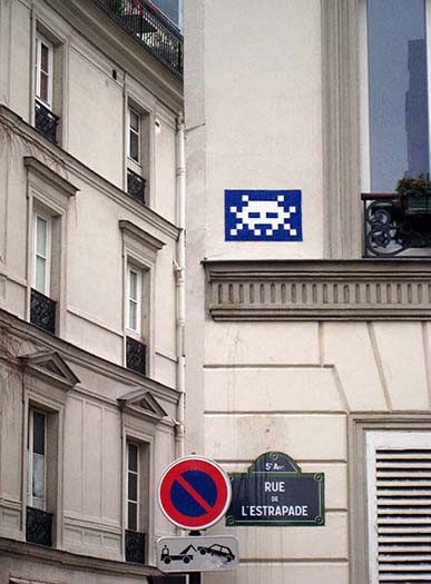 Space Invader Street Art