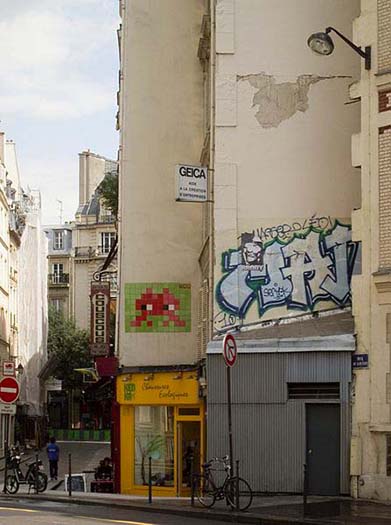 Space Invader Street Art