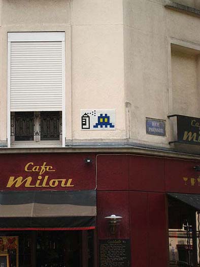 Space Invader Street Art