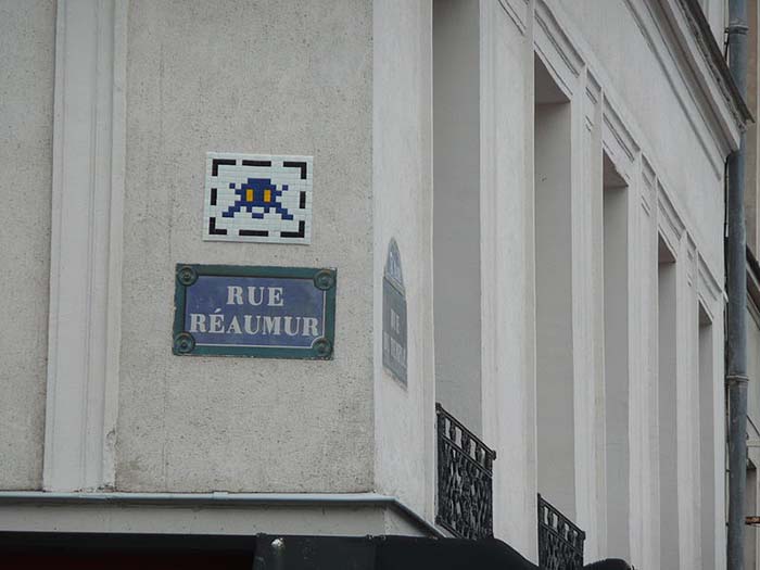 Space Invader Street Art