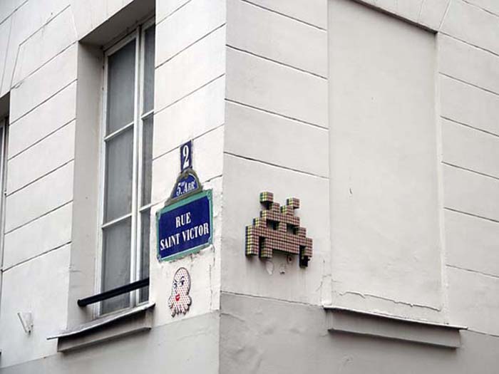 Space Invader Street Art