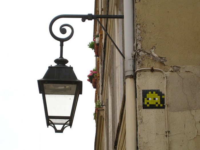 Space Invader Street Art