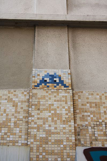 Space Invader Street Art