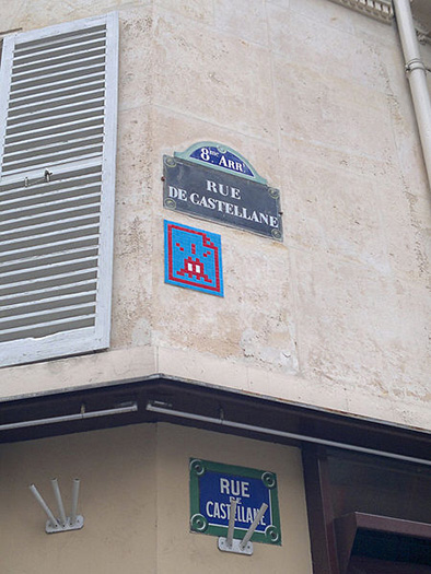 Space Invader Street Art