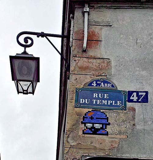 Space Invader Street Art