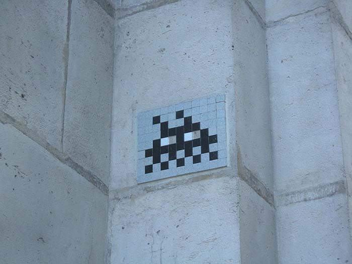 Space Invader Street Art