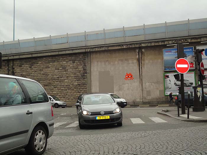 Space Invader Street Art